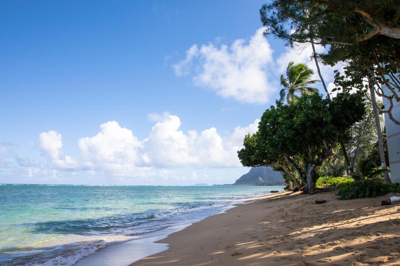 Breezy Beachfront Bali-Style Haven 180 Degree Oceanview Hau'ula Kültér fotó